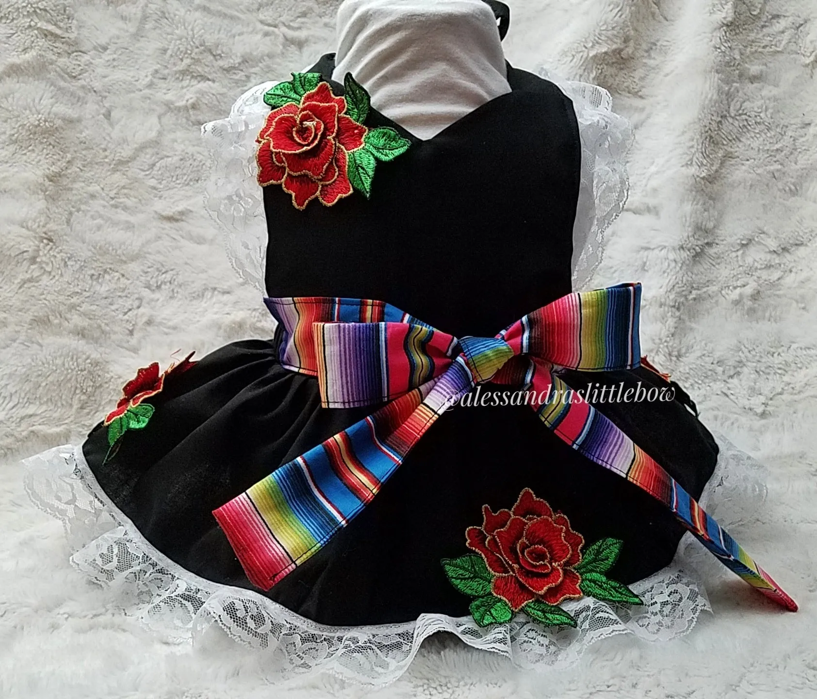 Rosa Fiesta Romper - Traditional Style