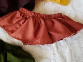 Rust colored bloomer skirts