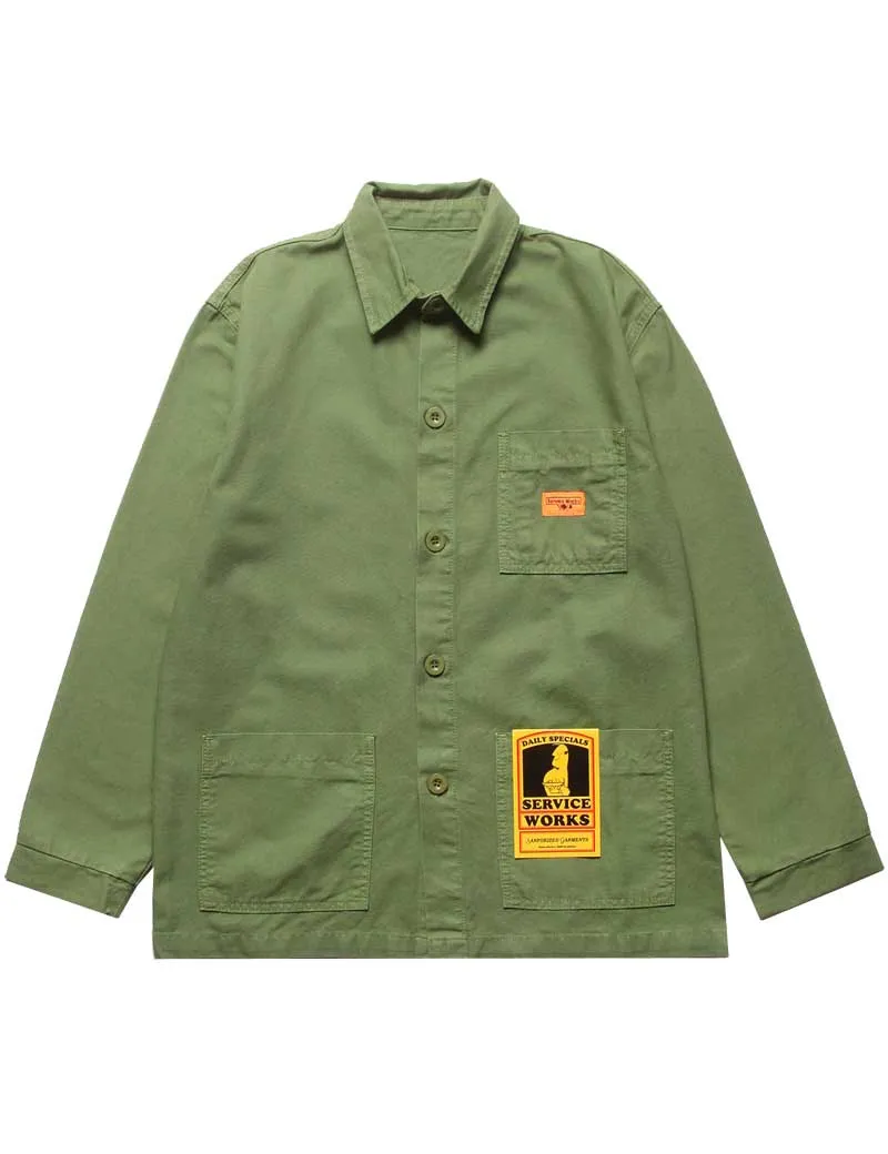 Service Works Classic Coverall Jacket Olive