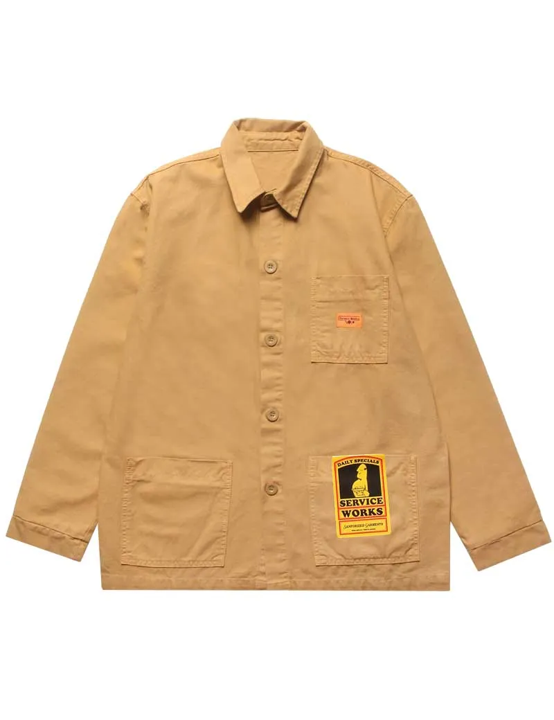 Service Works Classic Coverall Jacket Tan