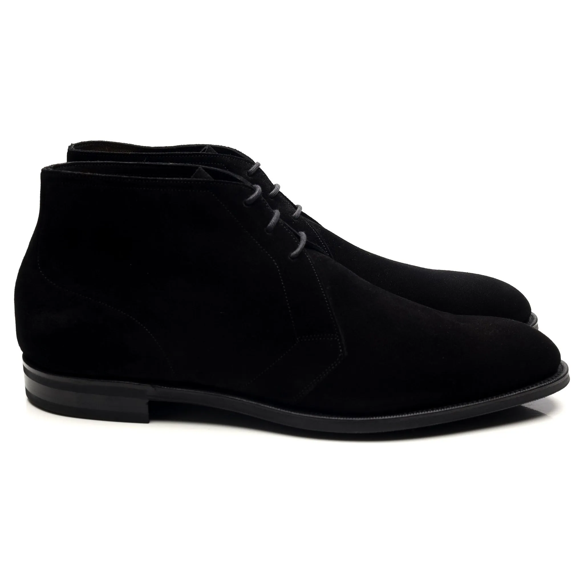 'Shanklin' Black Suede Chukka Boots UK 9 E