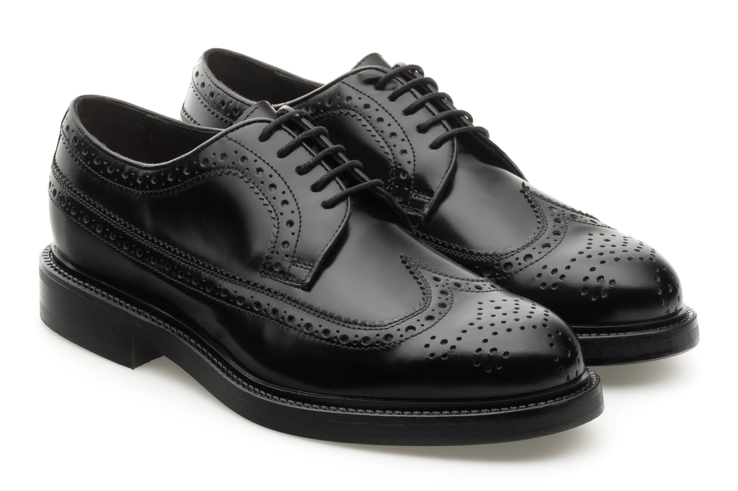 Shiny Elegant Derby Shoes