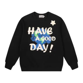 Smiling Earth Foam Print Sweater