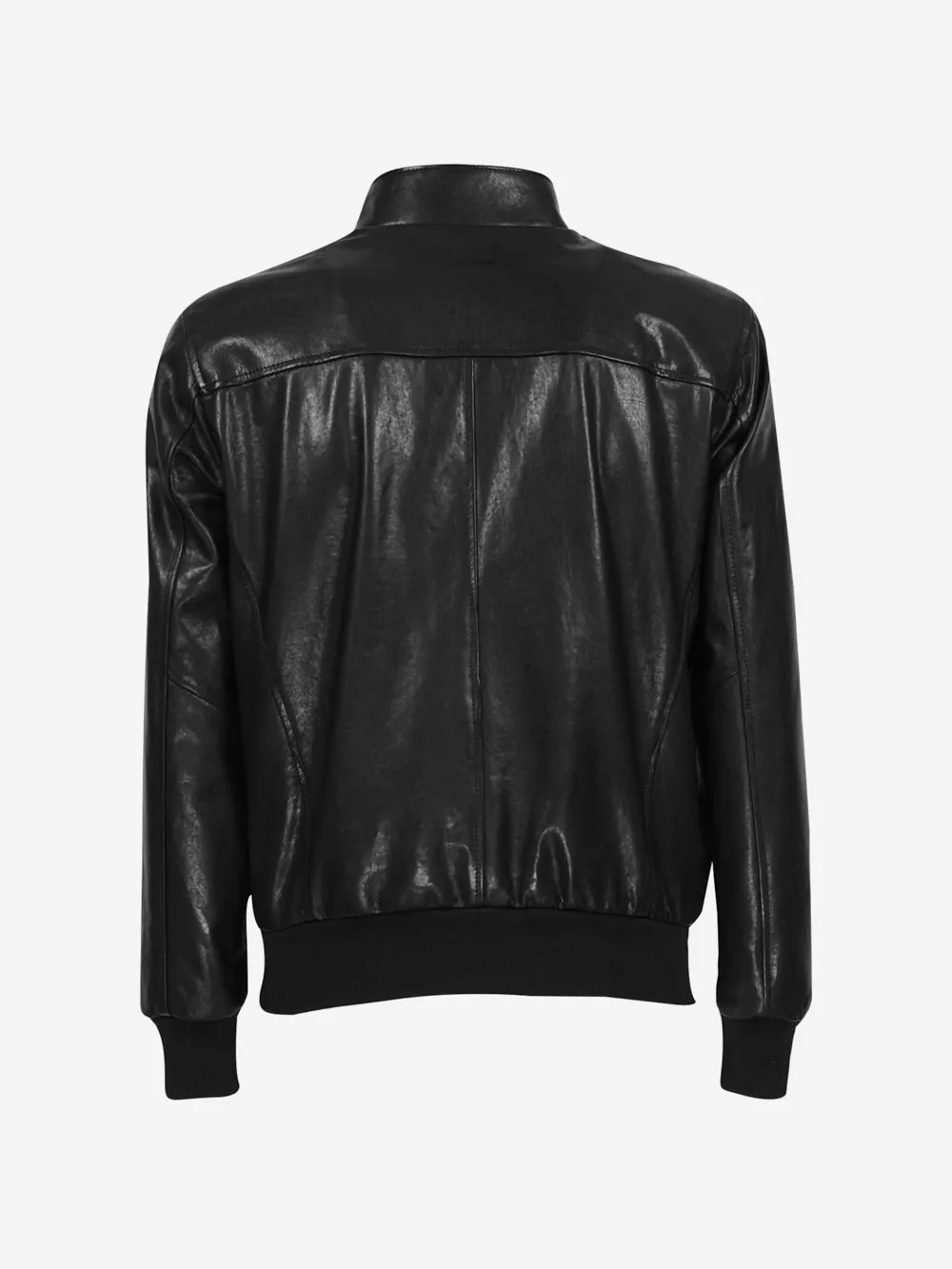 special collection - Leather hammered bomber jacket Stewart