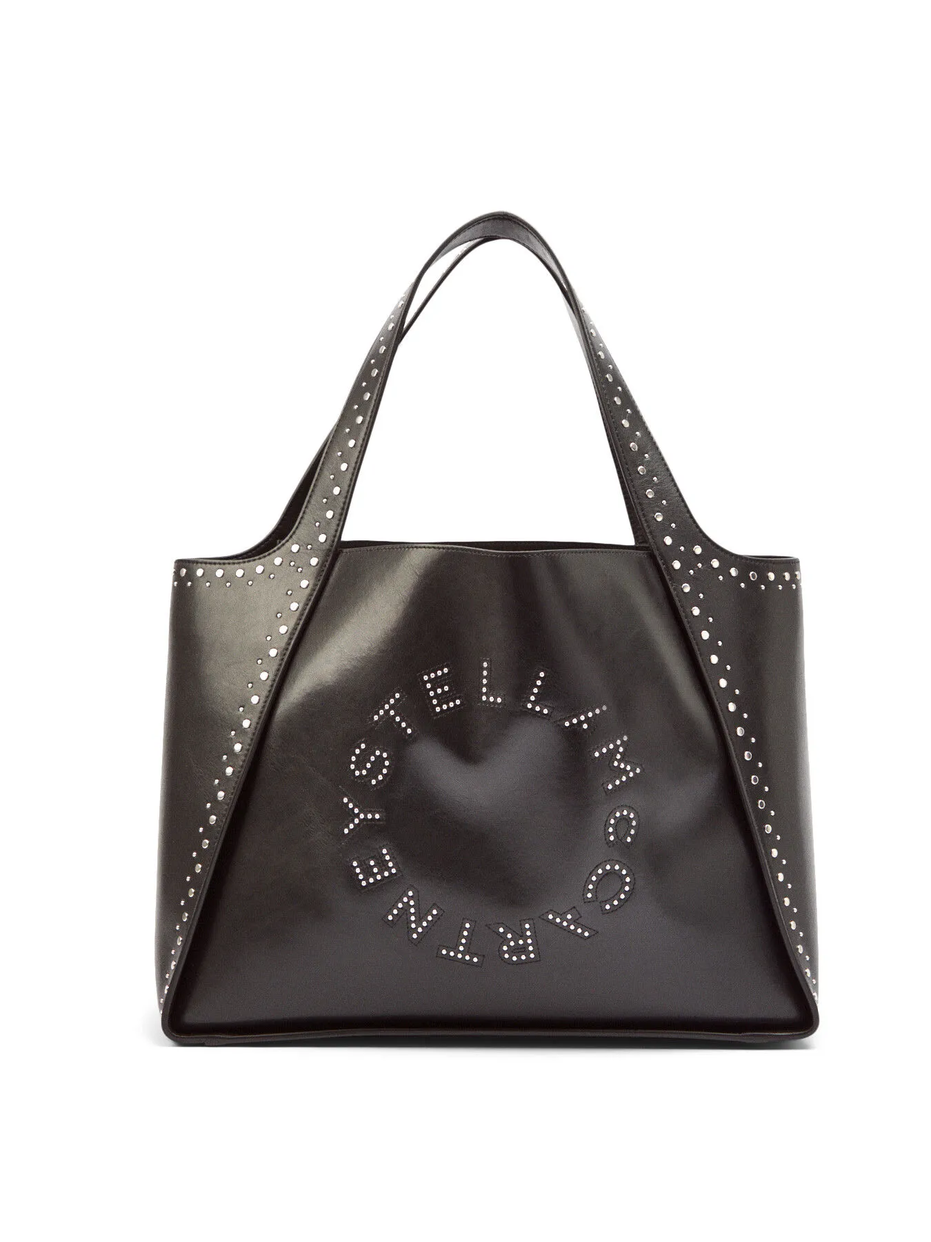 Stella McCartney Women's Alter Stella Logo Stud Tote Bag Black