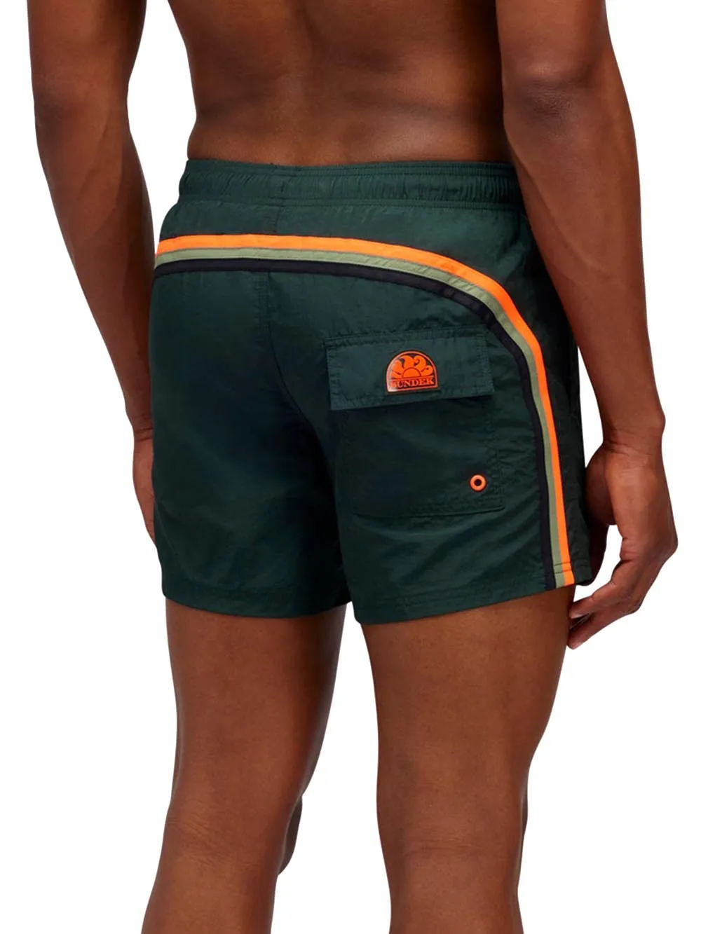 Sundek Men's Dark Green Boardshort M504bdn5100