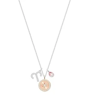 Swarovski Zodiac Pendant ARIES, Pink, Rhodium Plating -5349220