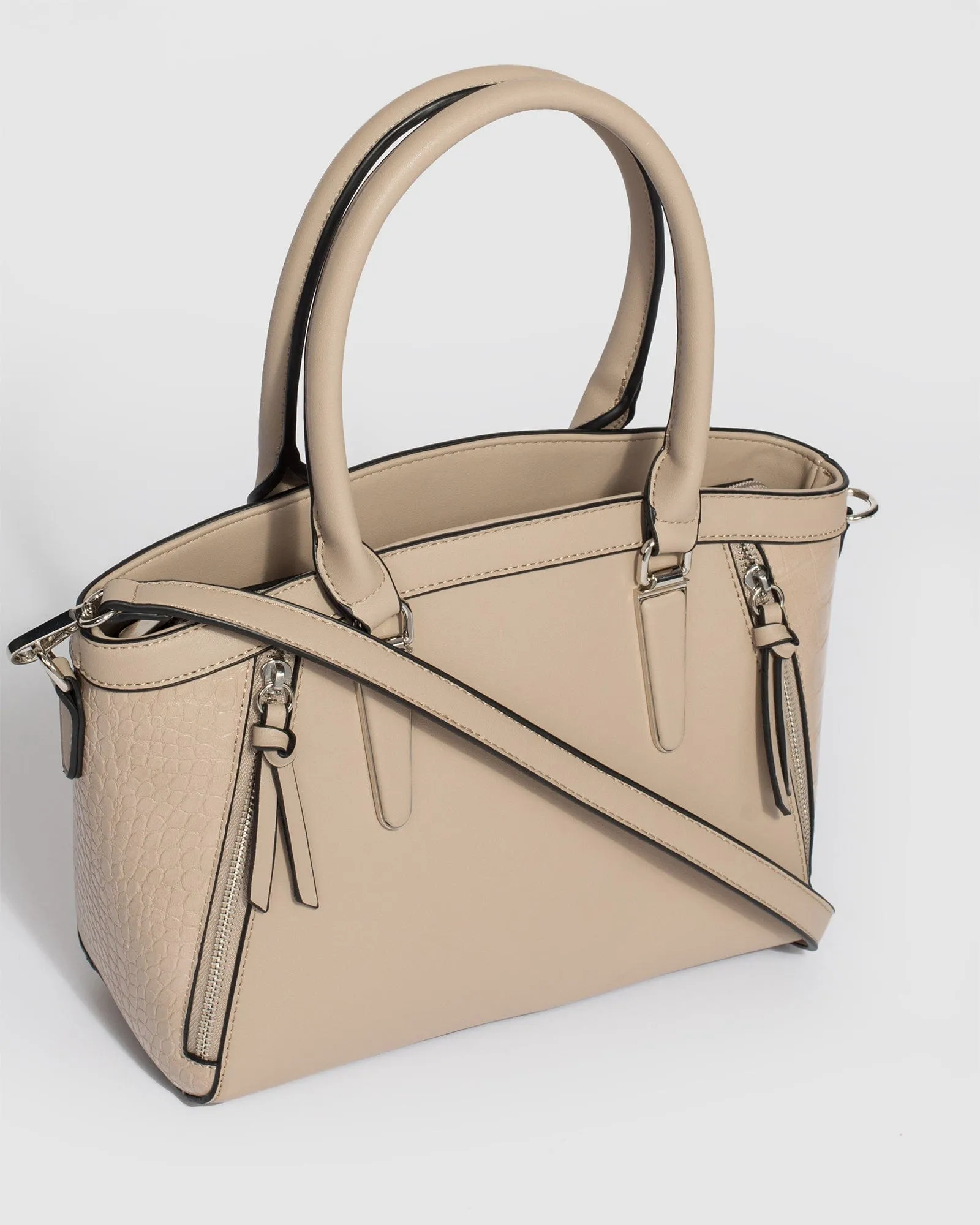 Taupe Carissa Tote Bag