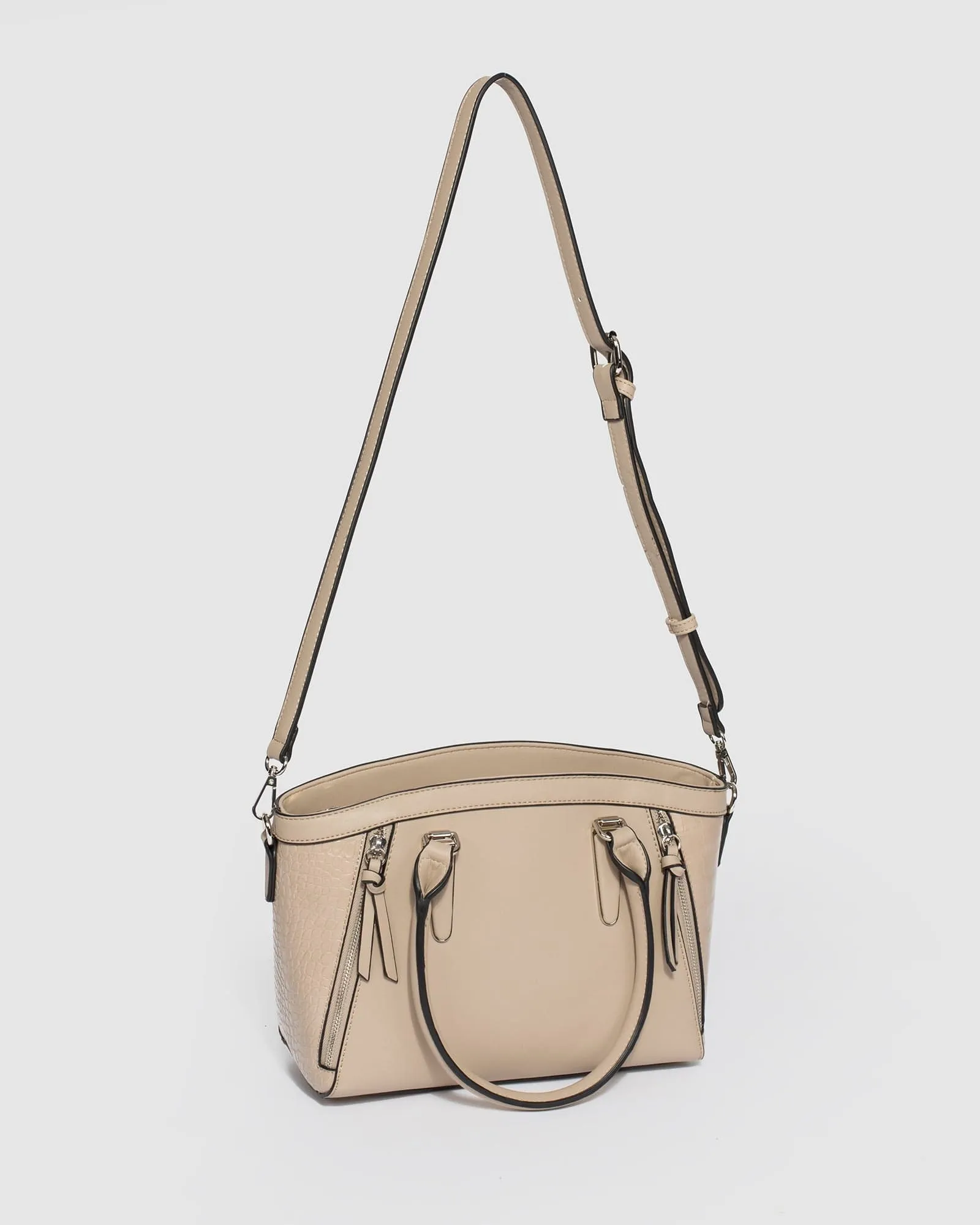 Taupe Carissa Tote Bag