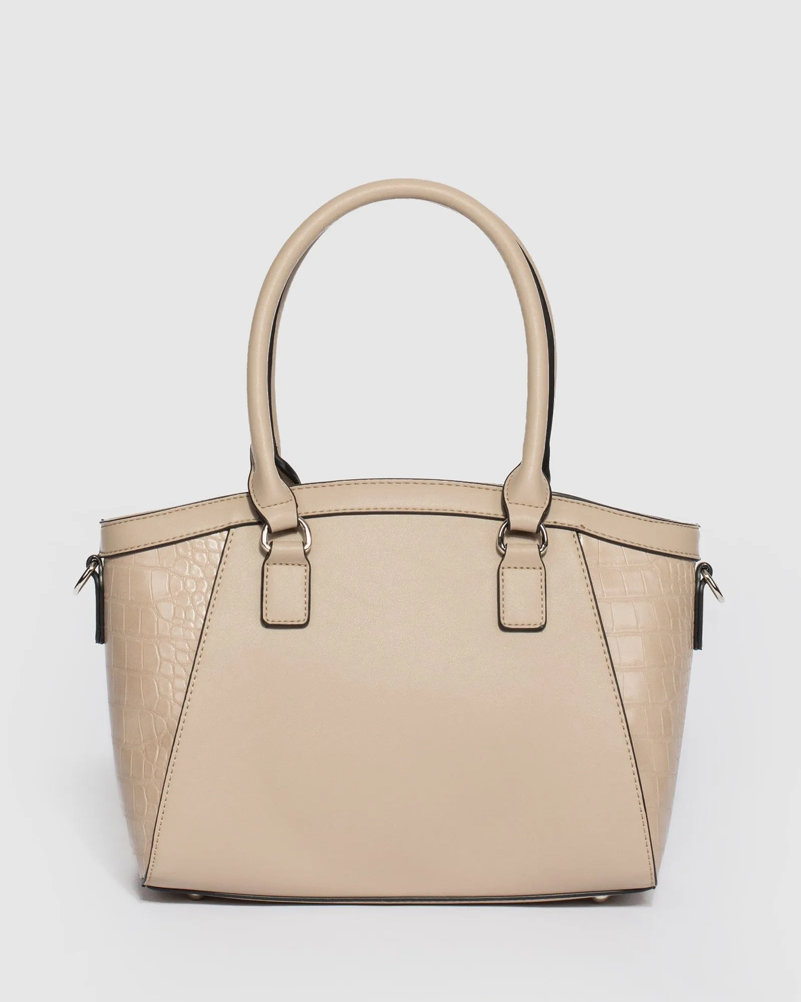 Taupe Carissa Tote Bag