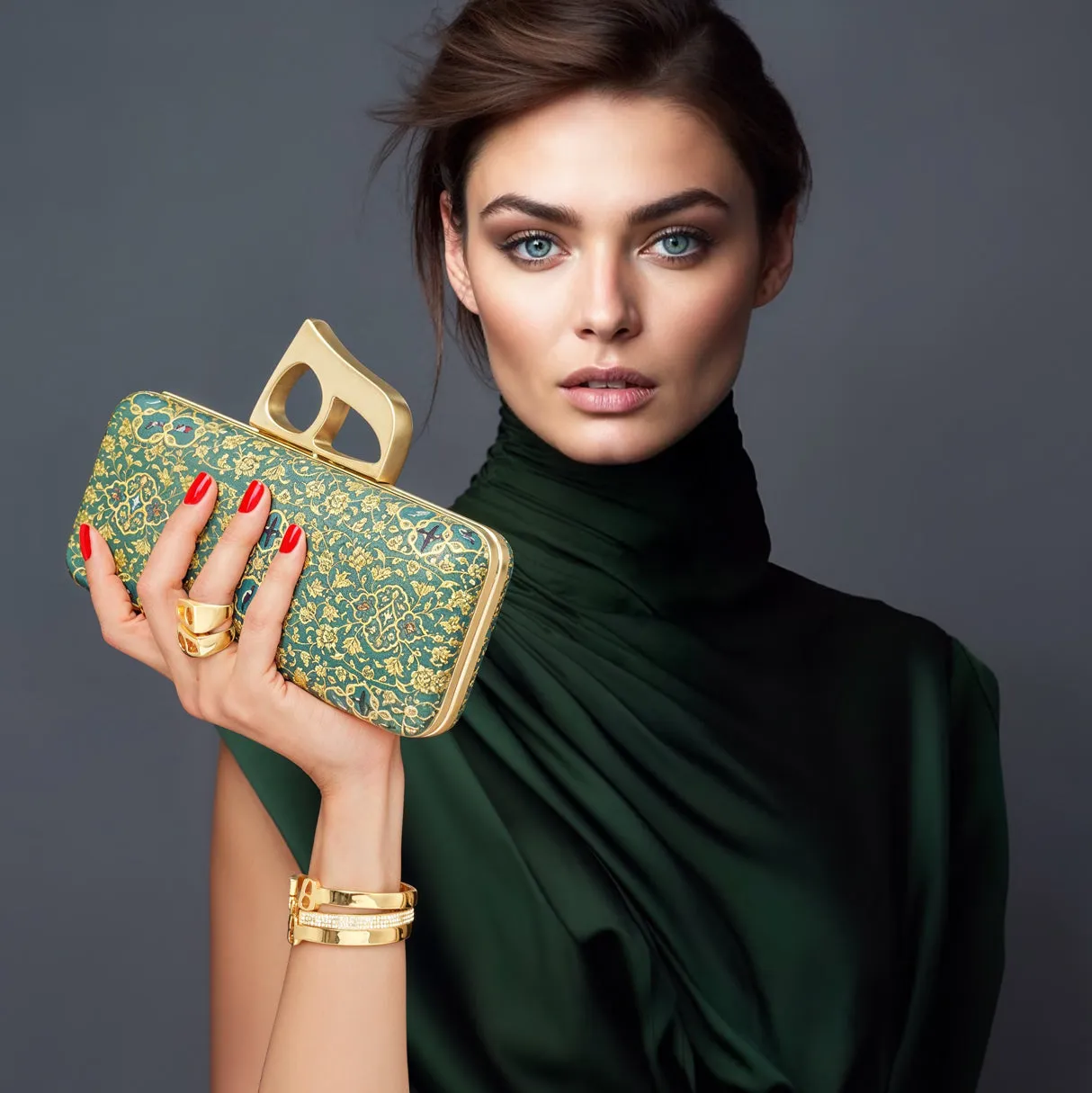 The Golden Angel Clutch