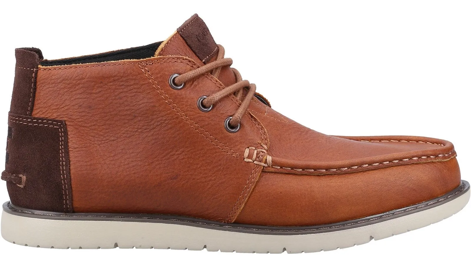 TOMS Navi Moc Men's Leather Lace-Up Chukka Boot