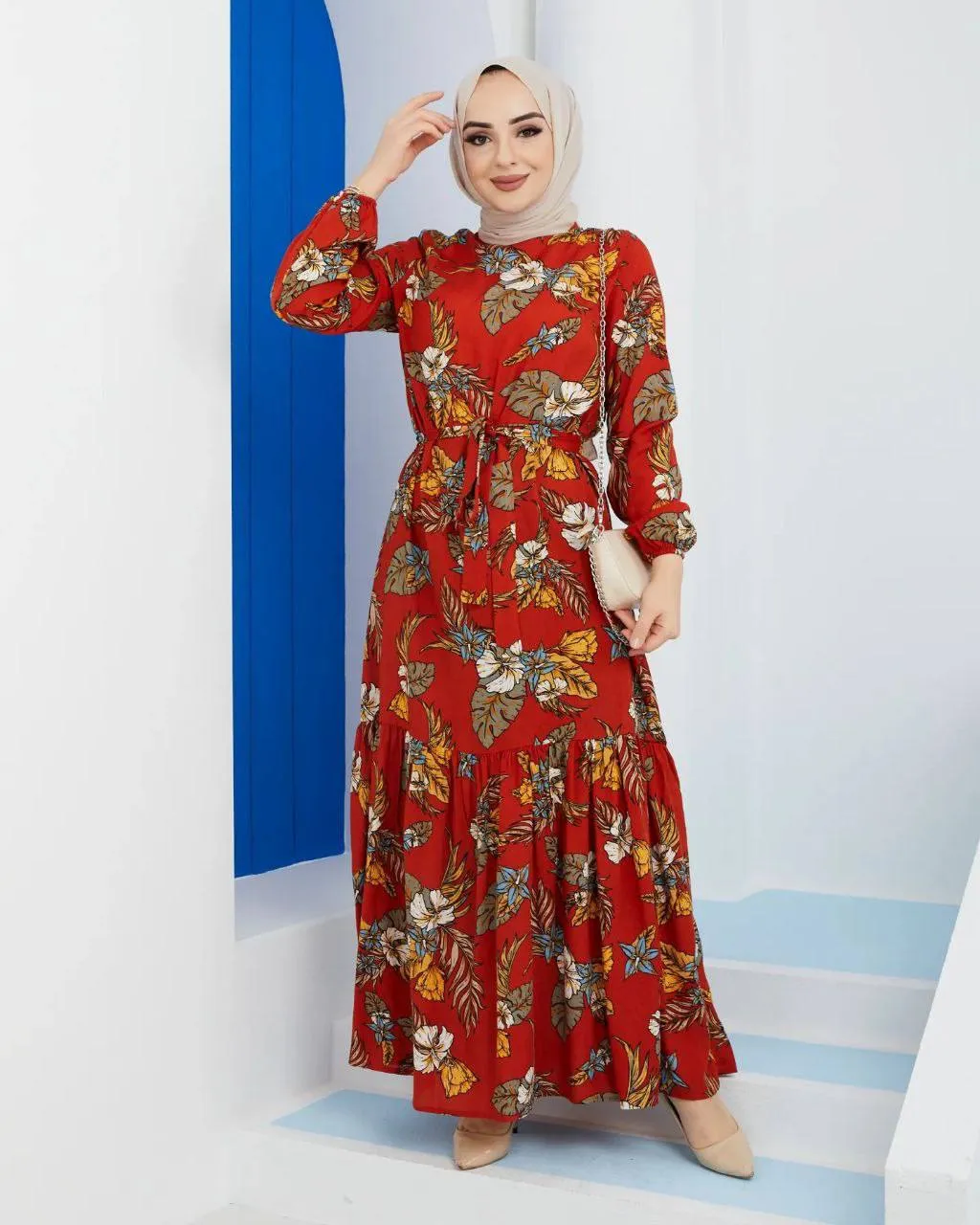 Turkish Maxi Dress ZERTAS - 4503-M10