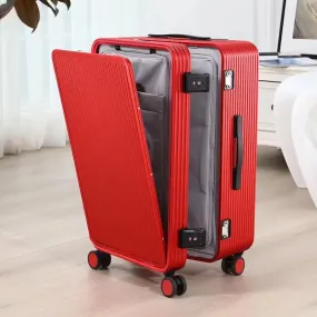 Unisex 100% Aluminium Laptop Luggage Spinner Rolling Trolley Bag