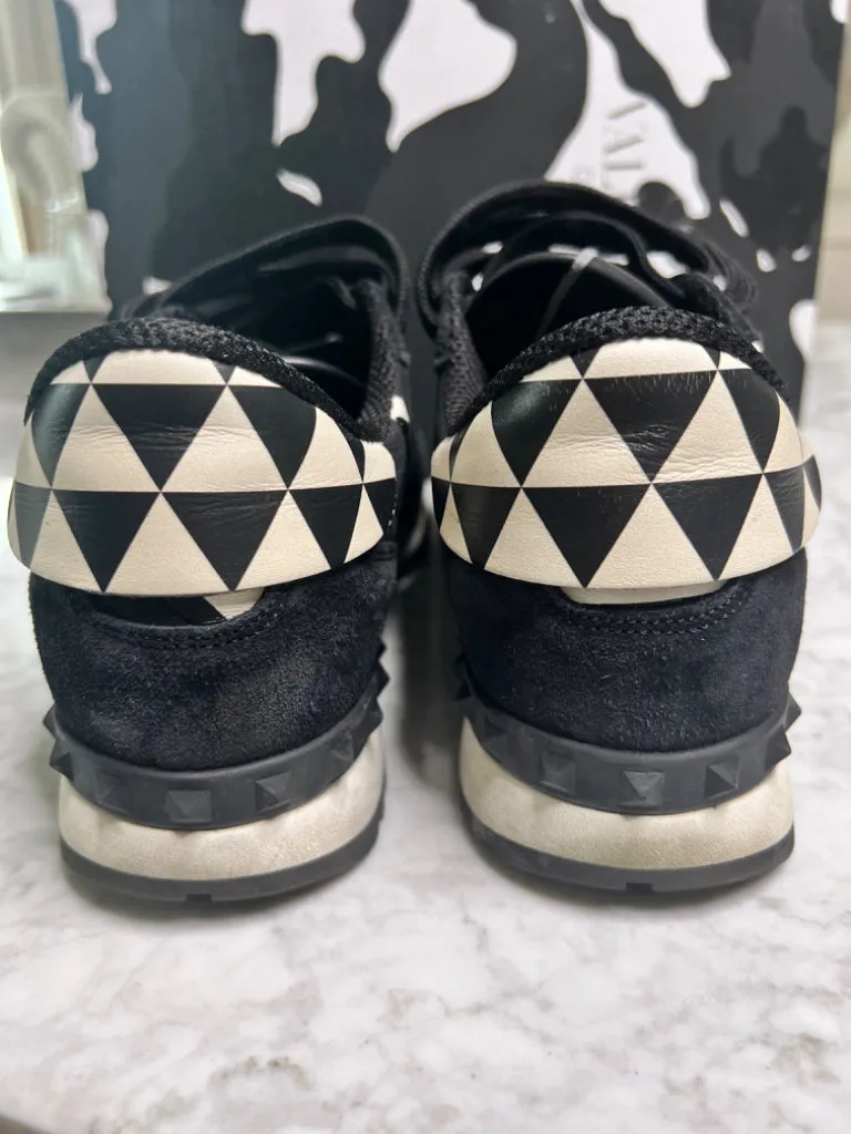 Valentino Suede Leather Sneakers Size 38 for sale