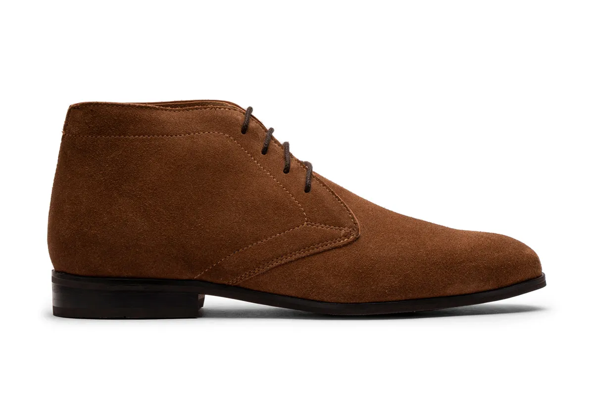 Vegan Leather Chukka Derby Boots - Classic Style