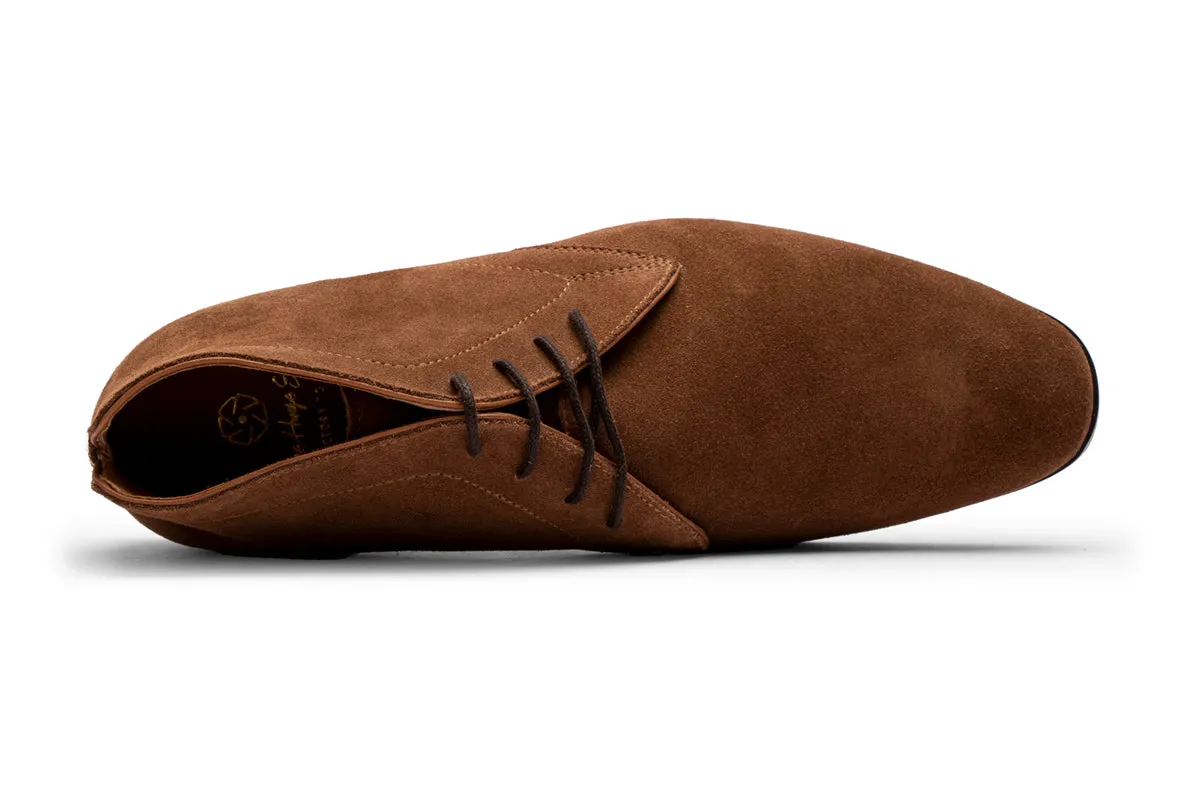 Vegan Leather Chukka Derby Boots - Classic Style