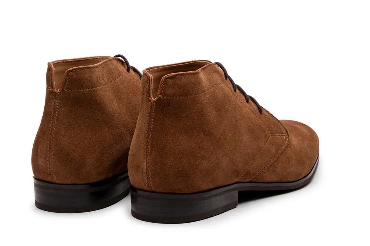 Vegan Leather Chukka Derby Boots - Classic Style