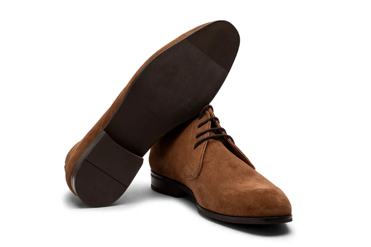 Vegan Leather Chukka Derby Boots - Classic Style