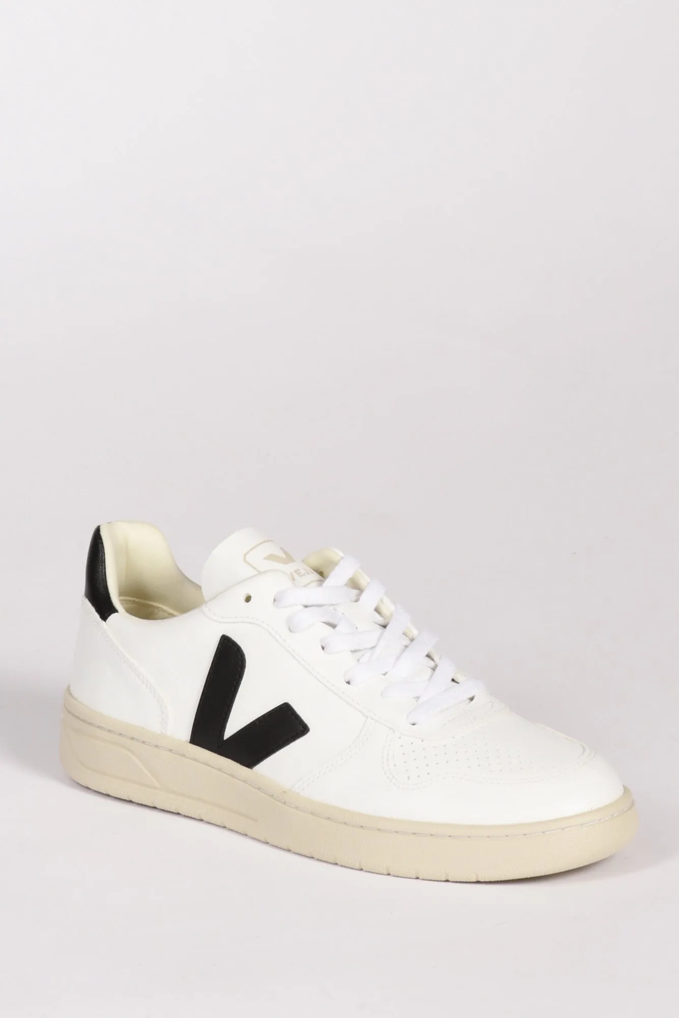 Veja V10 Vegan Bianco/nero Donna sneakers