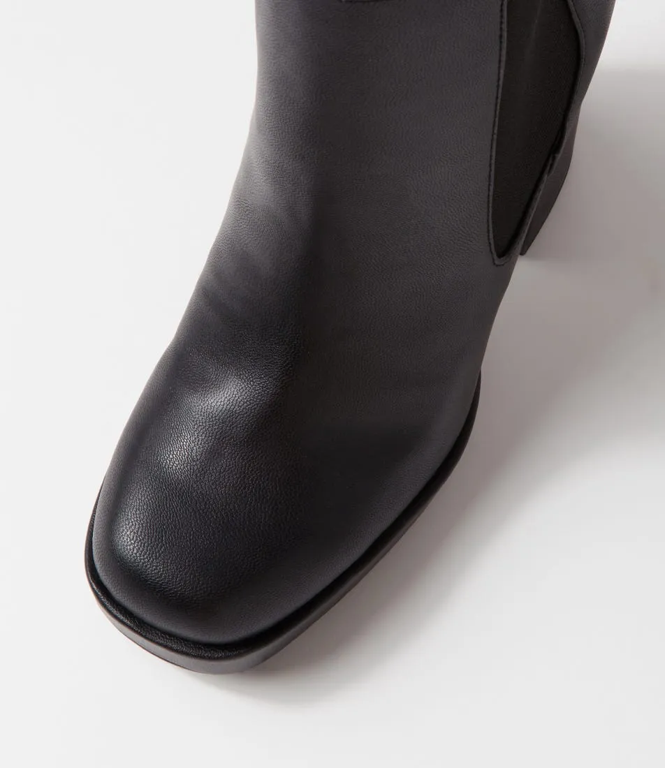 VERALI Ava Black Chelsea Boots