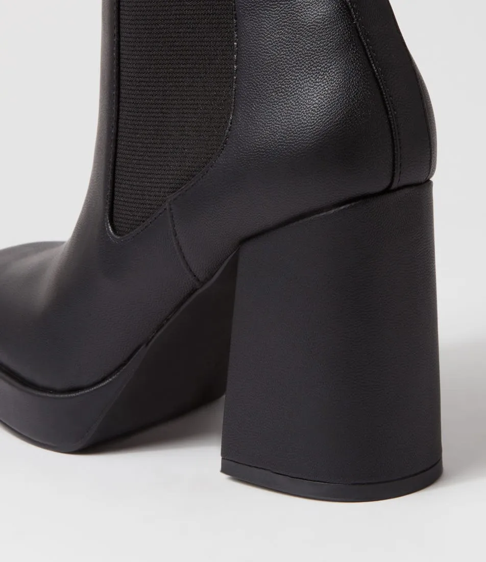 VERALI Ava Black Chelsea Boots