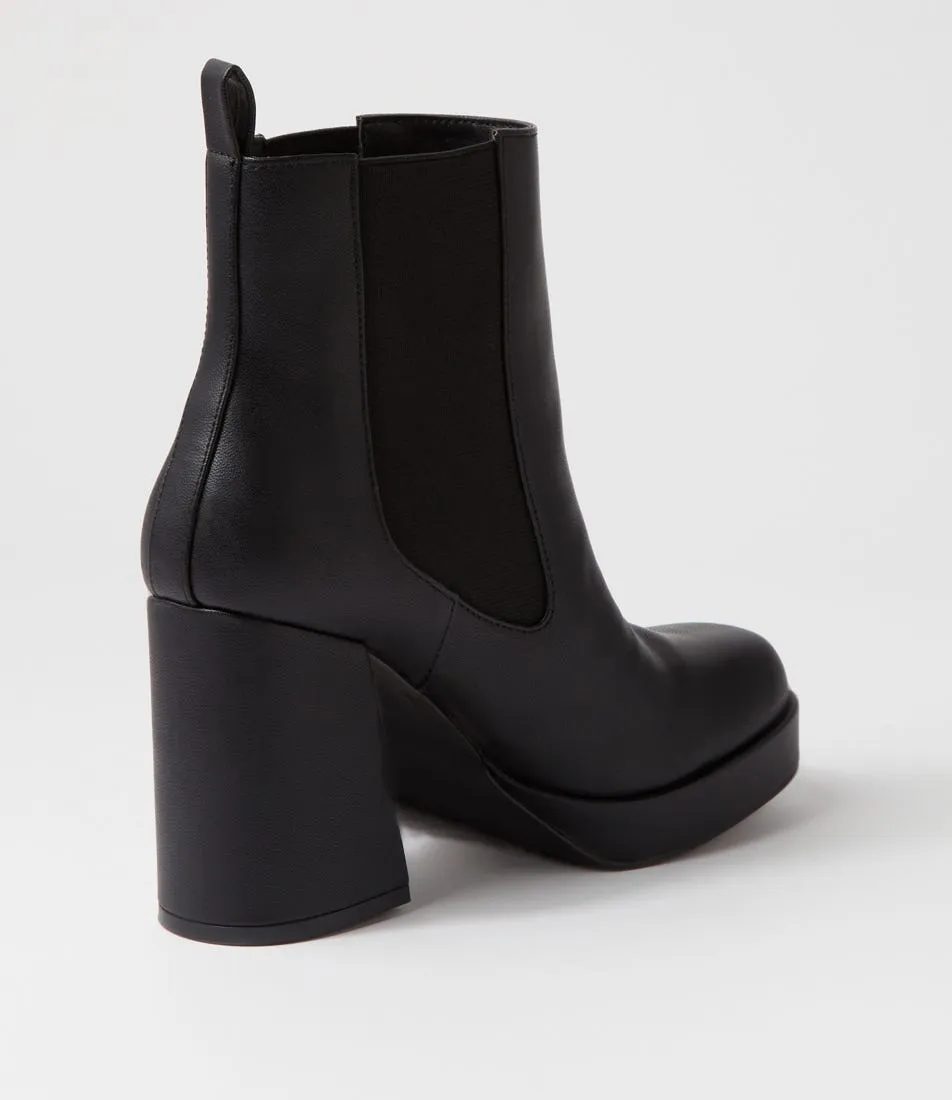 VERALI Ava Black Chelsea Boots