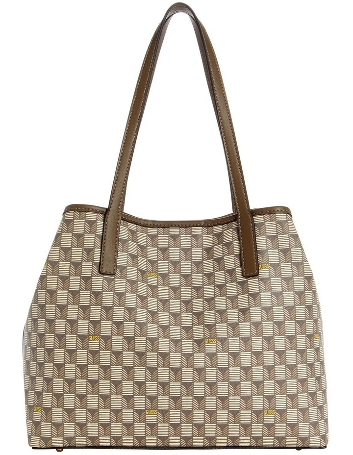 Vikky II 2 in 1 Tote Bag in Granite Logo