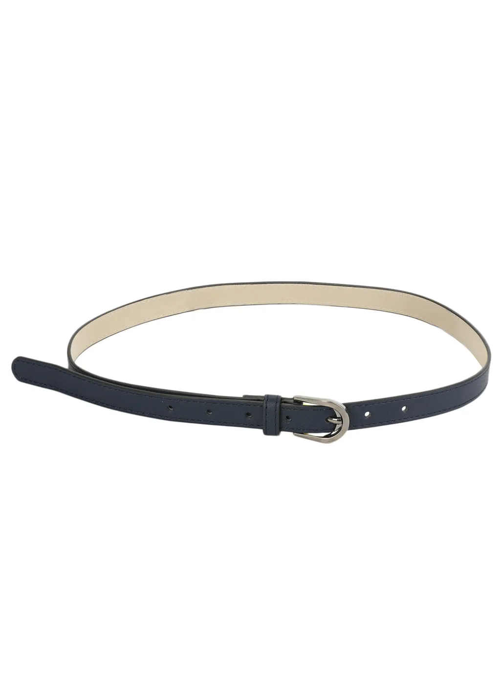 Vinsa Navy Thin Belt