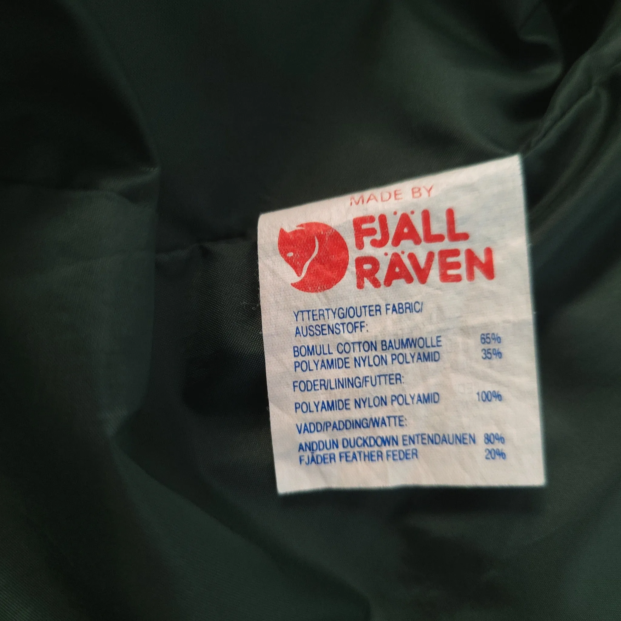 Vintage Fjallraven Down Jacket