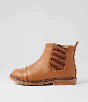 WALNUT Jack Tan Chelsea Boots