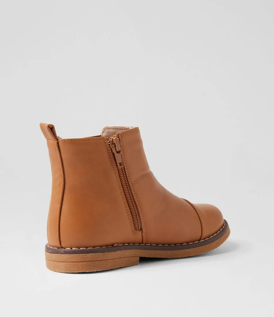 WALNUT Jack Tan Chelsea Boots