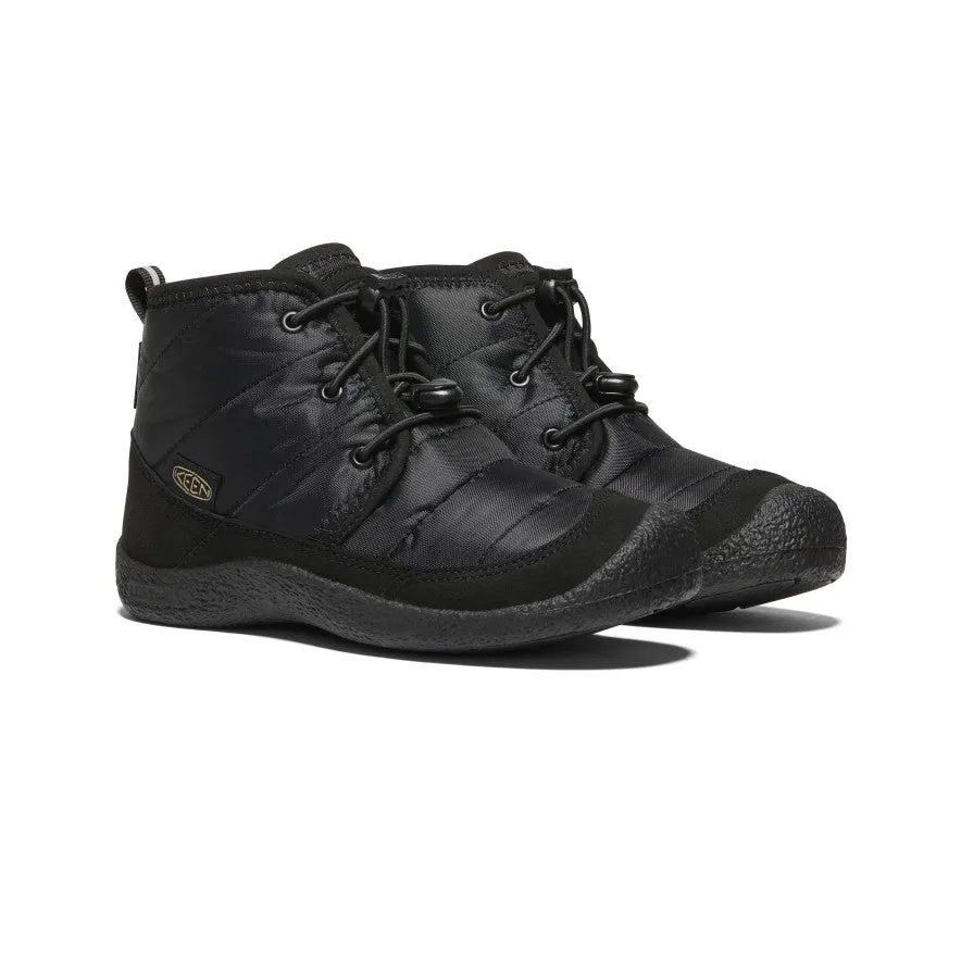 Waterproof Chukka for Big Kids | Black/Black