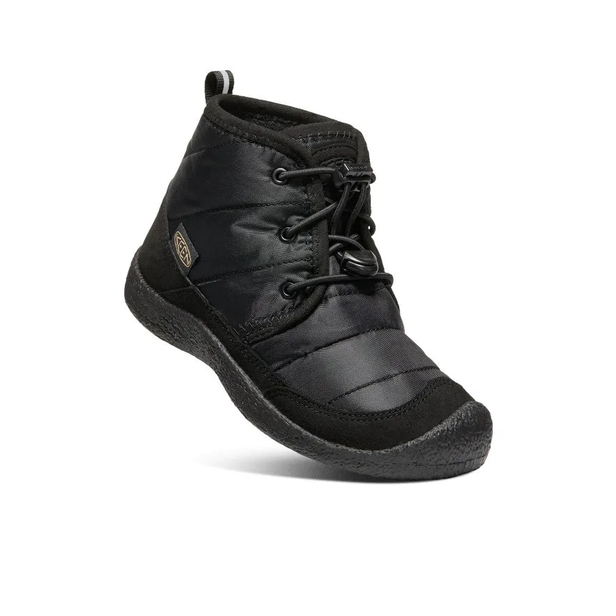 Waterproof Chukka for Big Kids | Black/Black