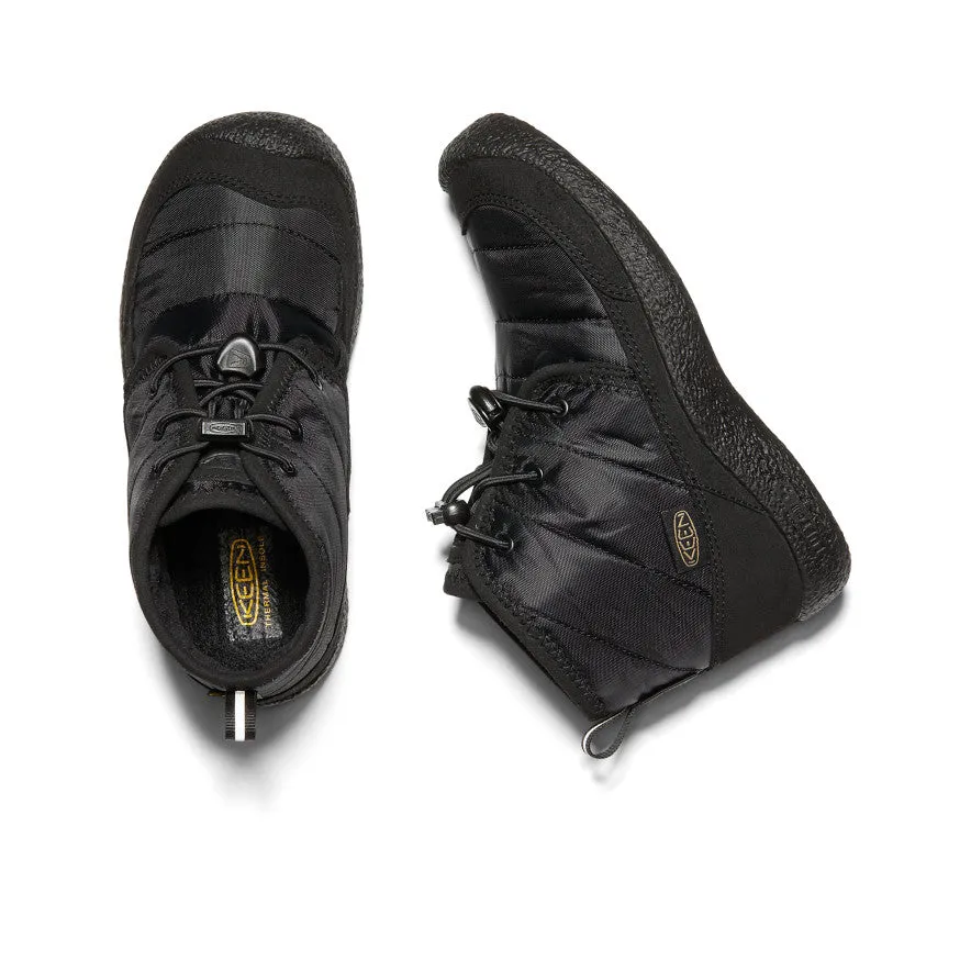 Waterproof Chukka for Big Kids | Black/Black