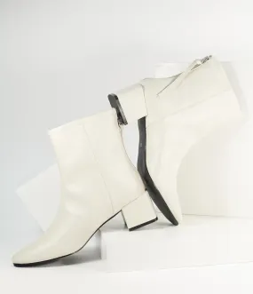 White Ankle Boots