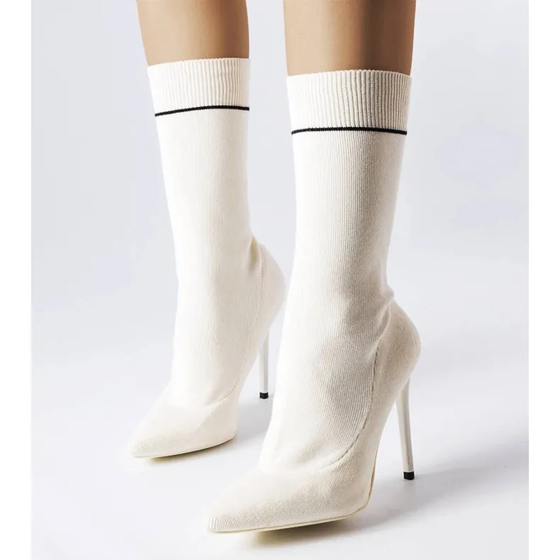 White sock boots from Pelletier