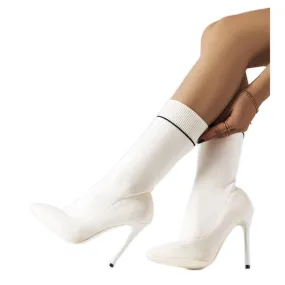 White sock boots from Pelletier