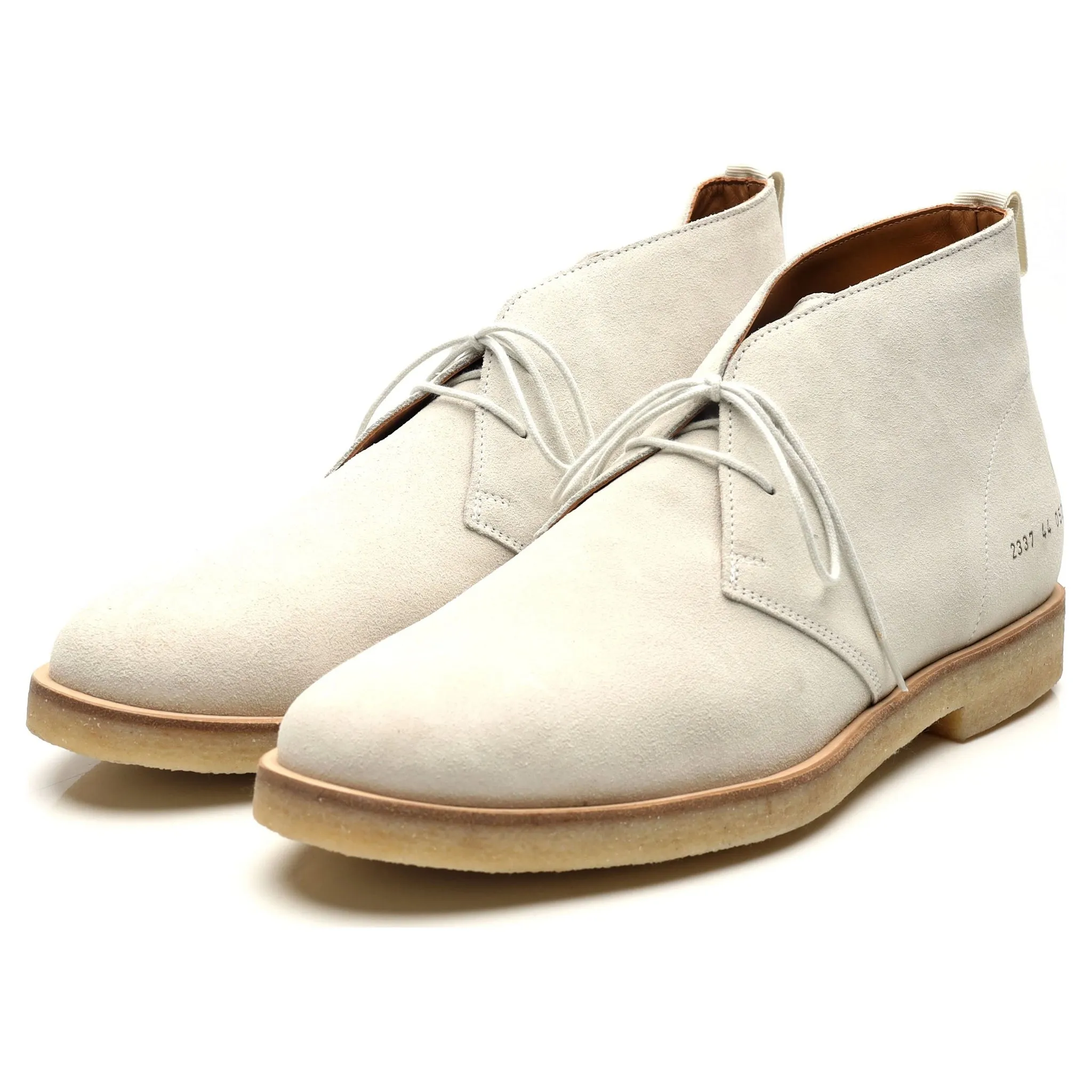 White Suede Chukka Boots UK 10 EU 44