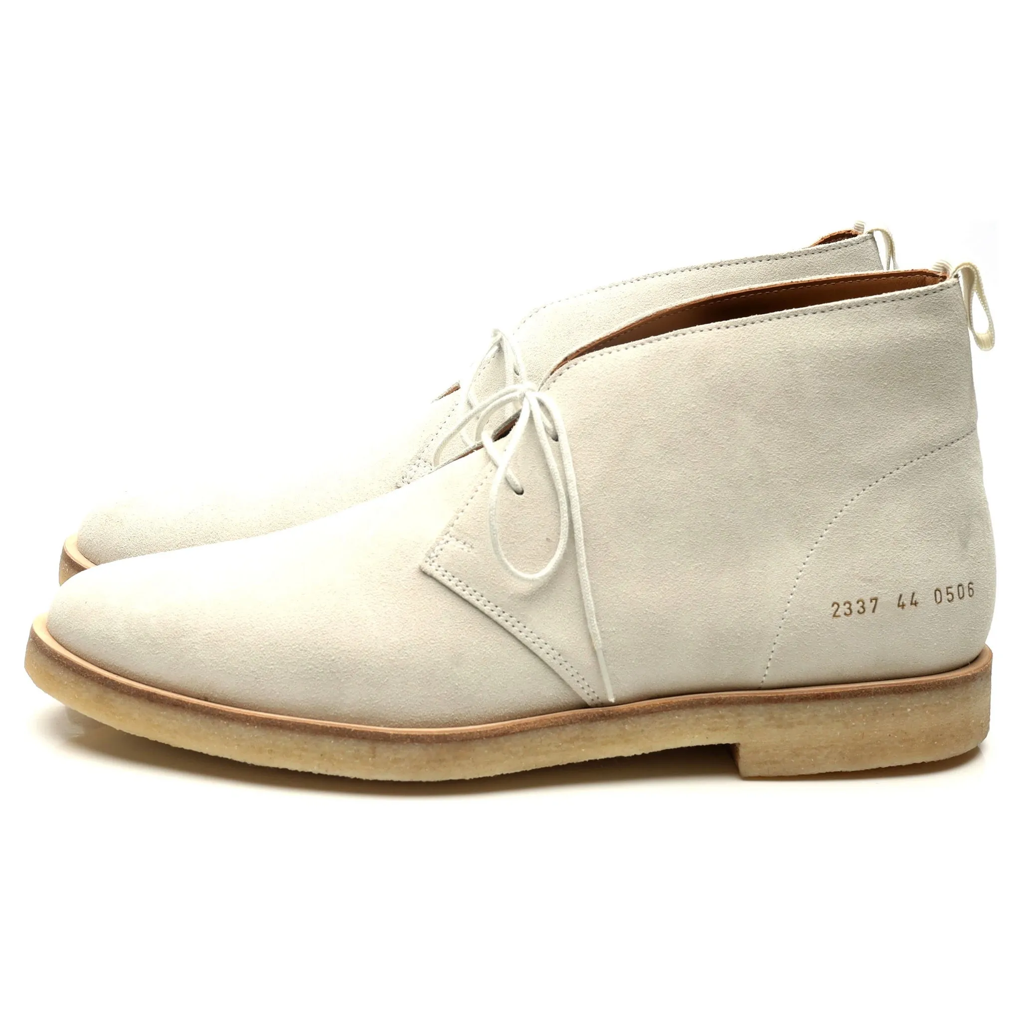 White Suede Chukka Boots UK 10 EU 44