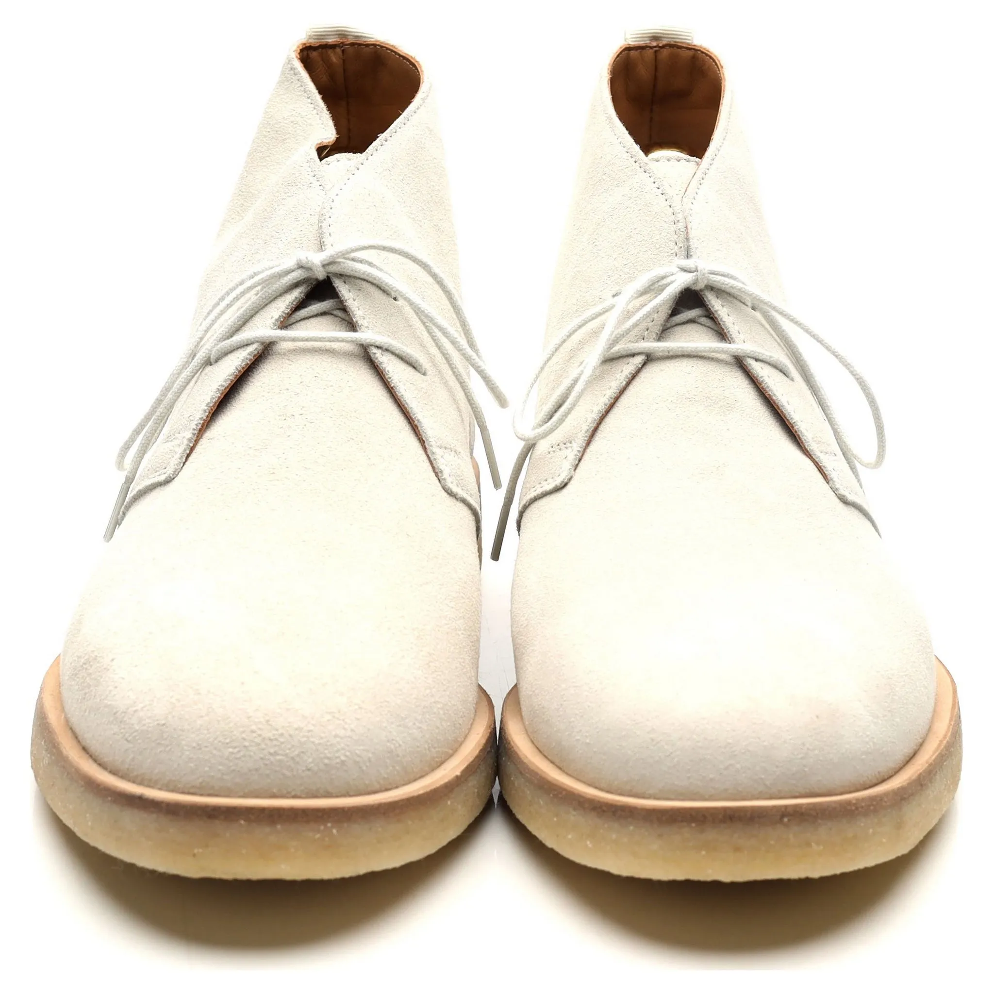 White Suede Chukka Boots UK 10 EU 44