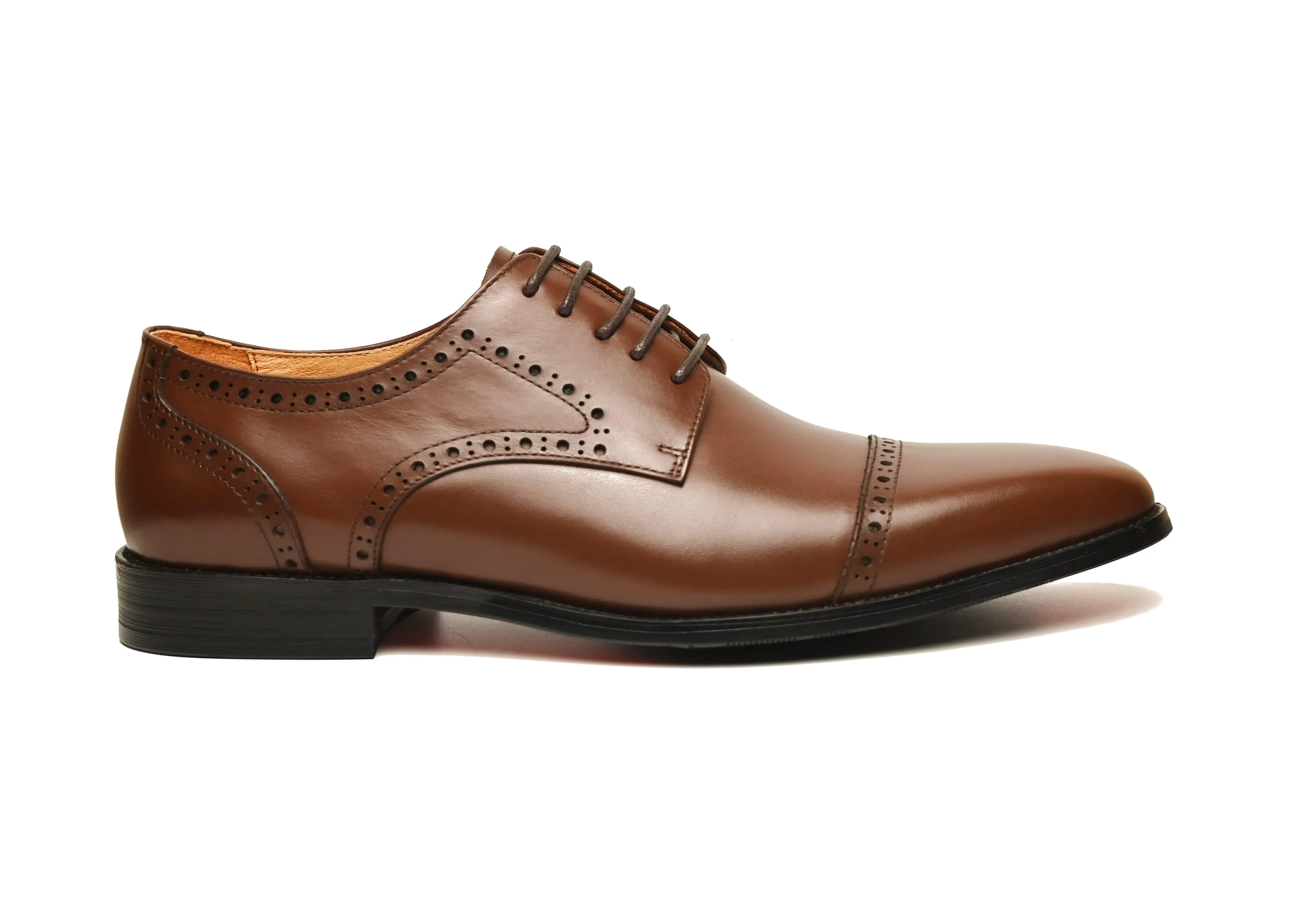 William Cognac Cap Toe Derby - Buy Now!