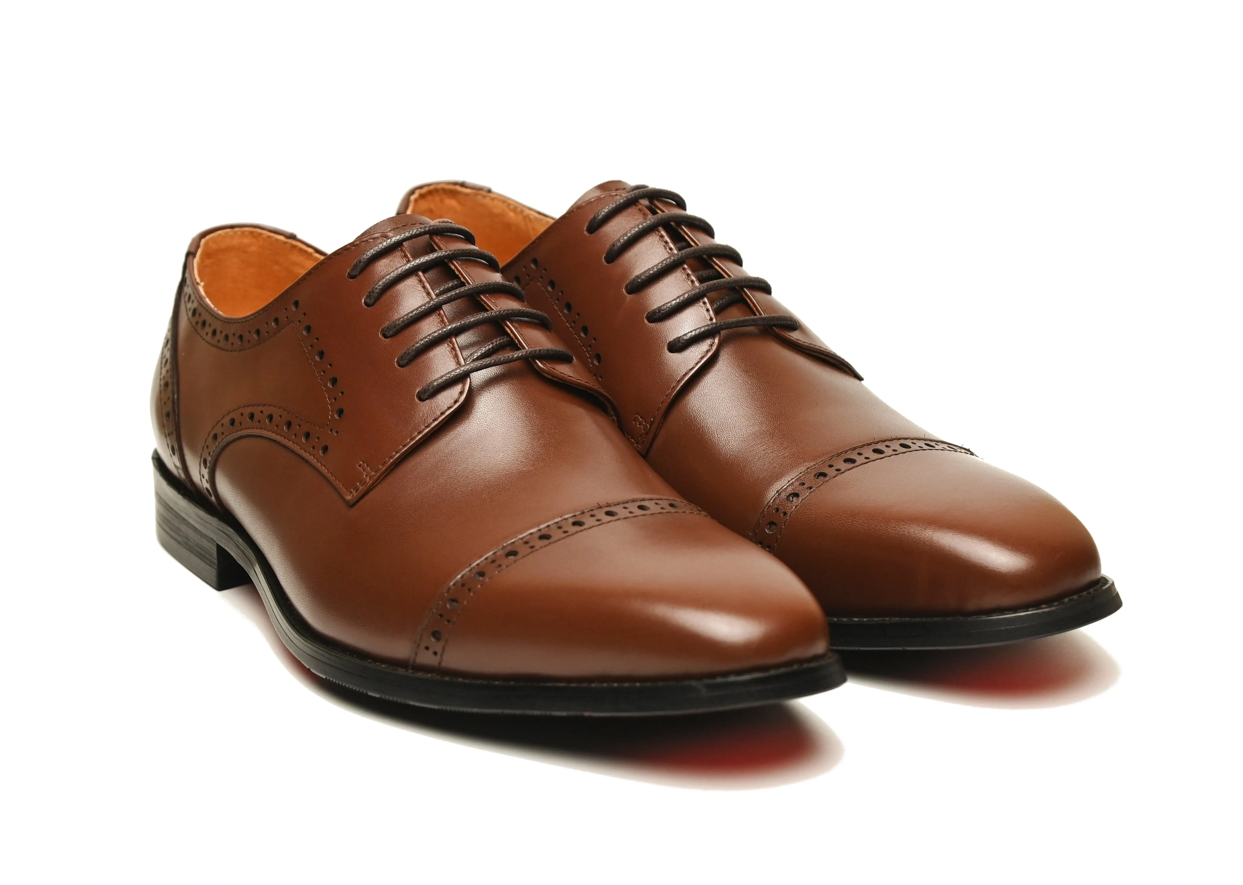 William Cognac Cap Toe Derby - Buy Now!