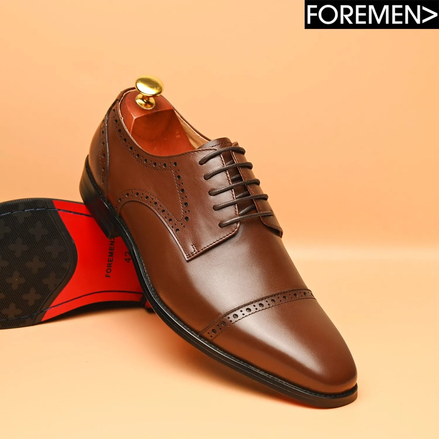 William Cognac Cap Toe Derby - Buy Now!