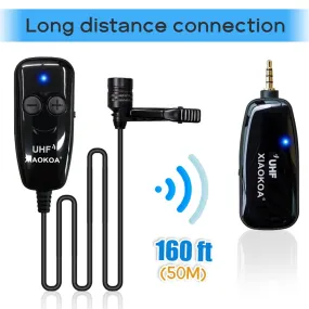 Wireless Microphone Recording Iphone Ipad PC Android DSLR microphone