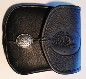 Wolf Leather Belt Pouch (Medium)