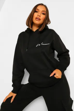 Woman Script Hoodie