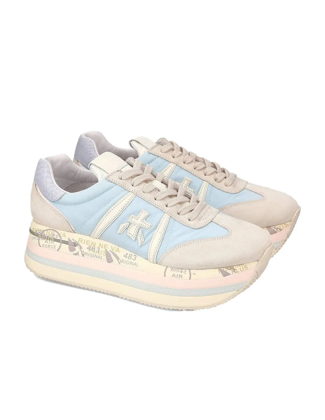 Women's Beth 6678 blue Premiata sneakers