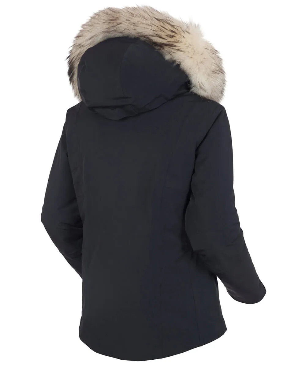 Women's Eliora Deluxe Waterproof Insulated Stretch Jacket With Removable Fur Ruff