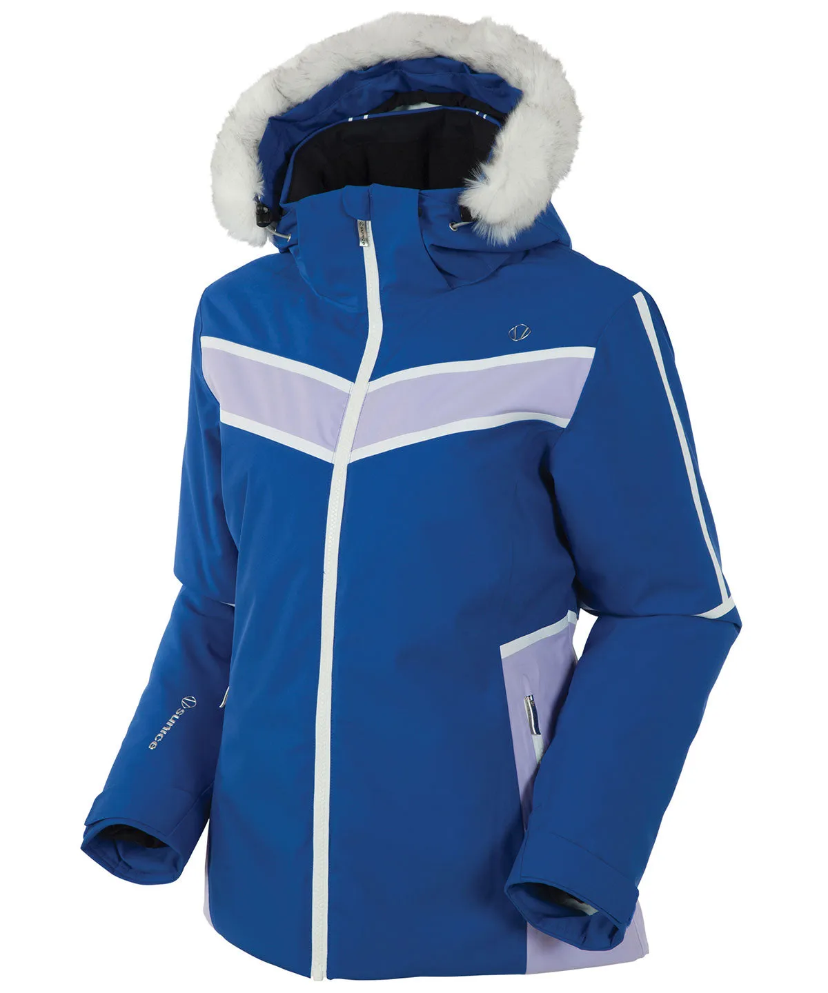 Women's Jenna Waterproof Insulated Stretch Jacket with Removable Faux Fur Ruff